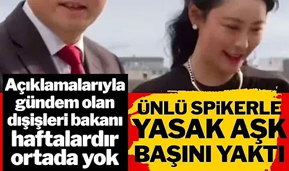 TV spikeriyle aşk yaşıyordu: Dışişleri bakanı aniden ortadan kayboldu
