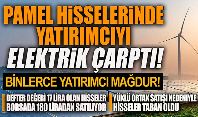 Pamel hisselerinde yatırımcıyı elektrik çarptı!