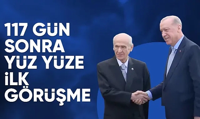 Cumhurbaşkanı Erdoğan, Devlet Bahçeli ile bir araya geldi