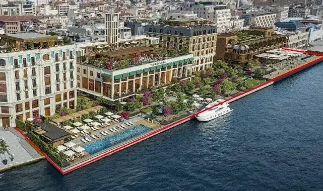 Anayasaya Aykırı Olarak Lüks otel Penisula Karaköy'e set oldu. Serdar Bilgili ve Ferit Şahenk ortak...