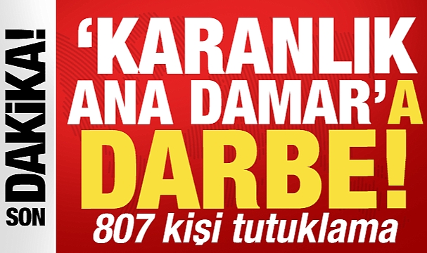 Zehir tacirlerine 71 ilde dev operasyon: 807 tutuklama